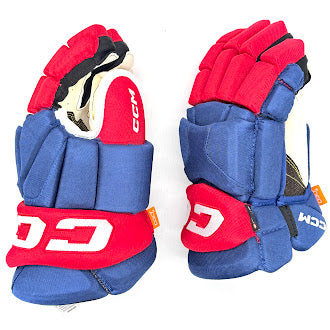 CCM HG95C - Gant de hockey Pro Stock (bleu/rouge/blanc)